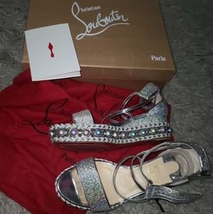 COPY - Christian Louboutin Limited edition Silver Sandals